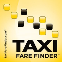 Taxi Fare Finder logo sticker 200 pixels