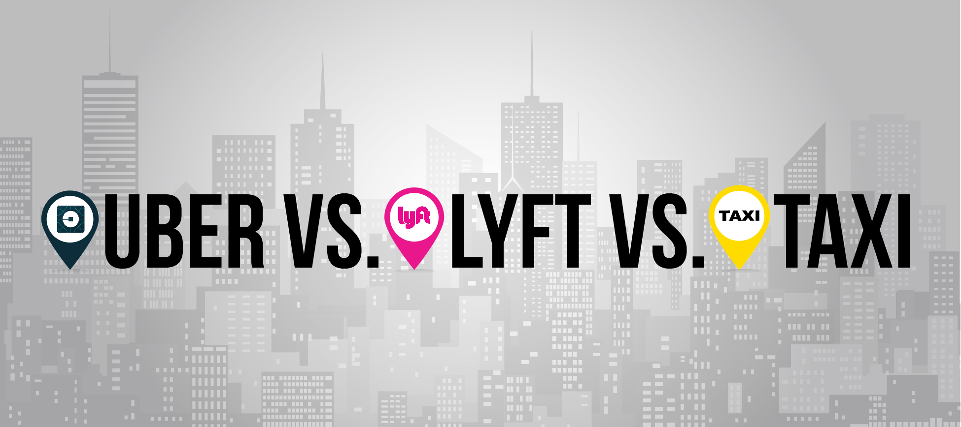 TFF News: Which one? Uber vs. Lyft vs. Taxi (Infographic)1950 x 868