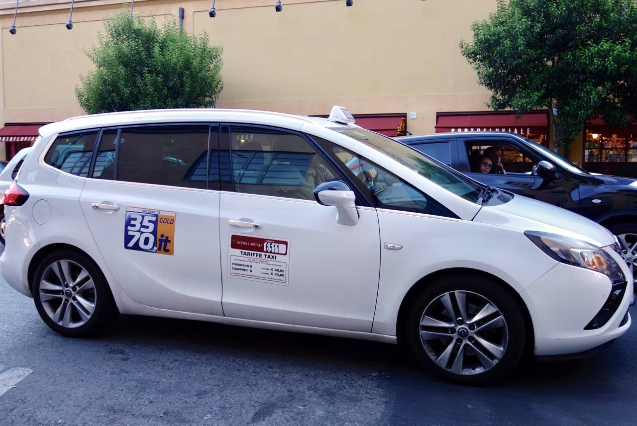 Taking a Taxi in Rome