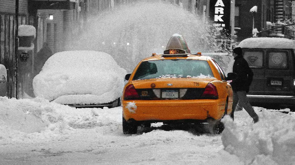 Taking a Taxi in the Winter